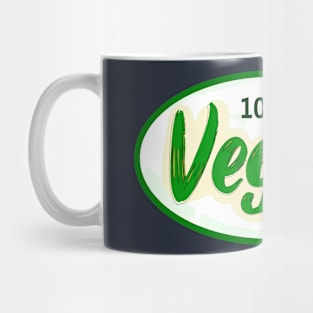 Veganism saves Lives Healthy Green and Lean Mug